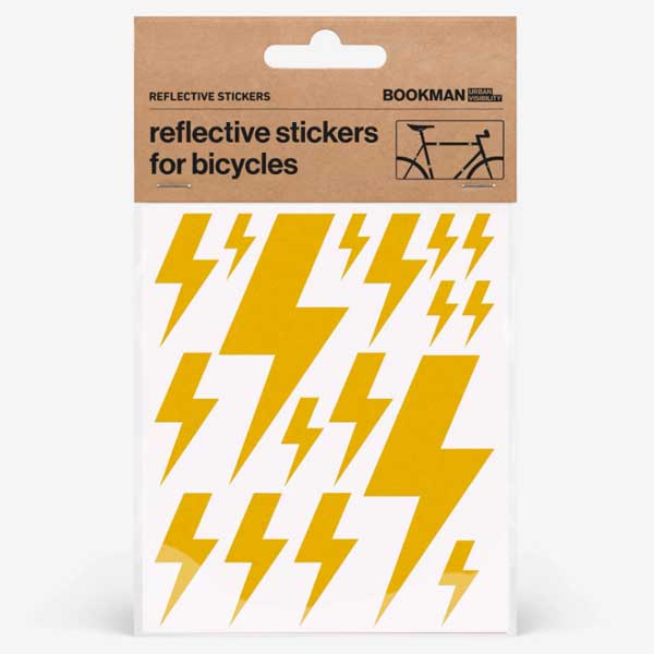 BOOKMAN Reflective Stickers 528：Flash Yellow【クリックポスト対応】