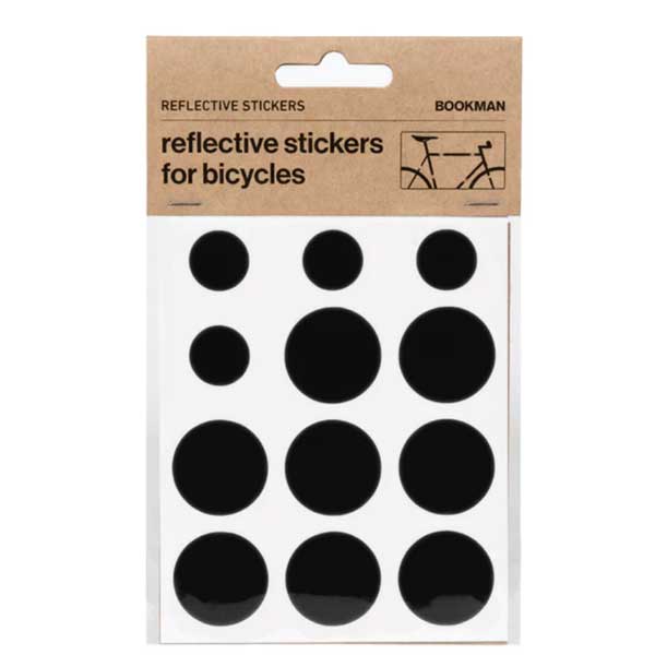 BOOKMAN Reflective Stickers 317：Black【クリックポスト対応】