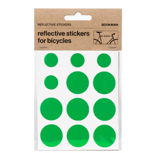BOOKMAN Reflective Stickers 275：Green【クリックポスト対応】
