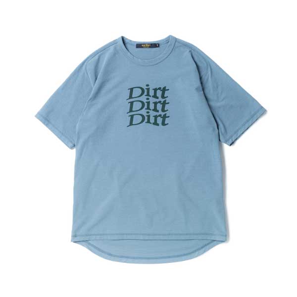 narifuri NF1177 アクティブメッシュバックポケットTシャツ：015 BLUE GRAY