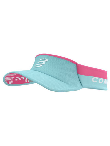 COMPRESSPORT バイザー ウルトラライト：ICED AQUA/HOT PINK