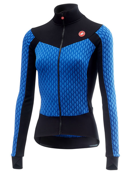 CASTELLI 17552 SEIDA W JERSEY FZ：033 LAPIS BLUE：XS