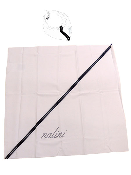 NaliniPRO 021159-4020 NALINI FOULARD：ホワイト【クリックポスト対応】