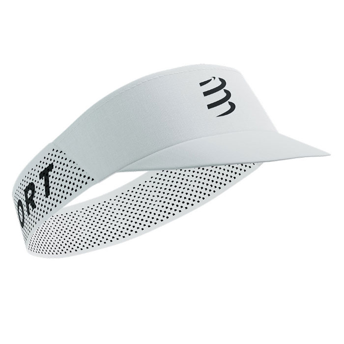 COMPRESSPORT プロ レーシング バイザー：WHITE【クリックポスト対応】