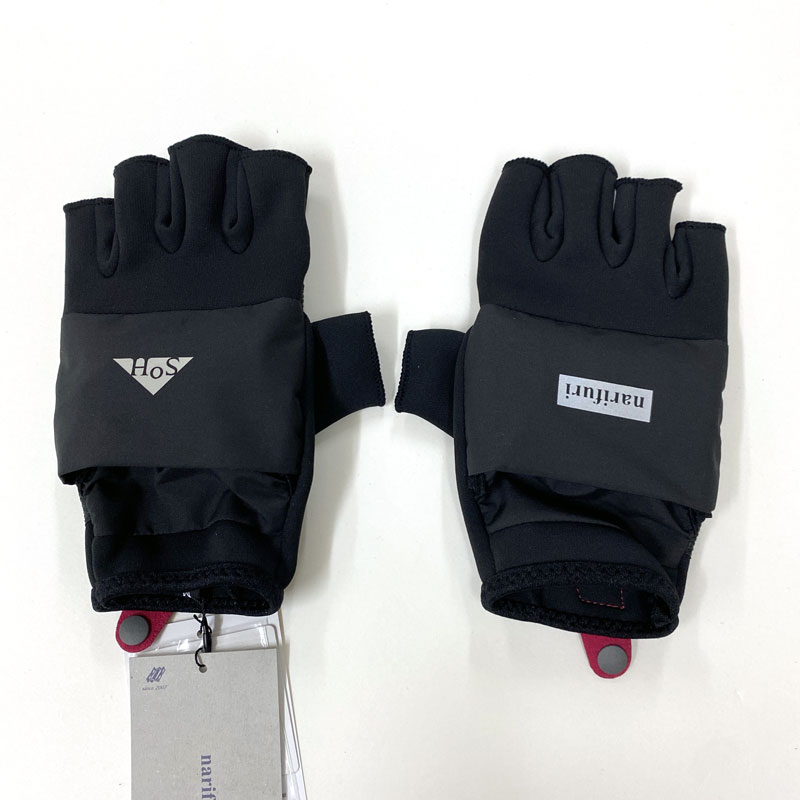 narifuri NFSO-09 narifuri × SoH 2.5Lパッカブルミトングローブ：001 BLACK
