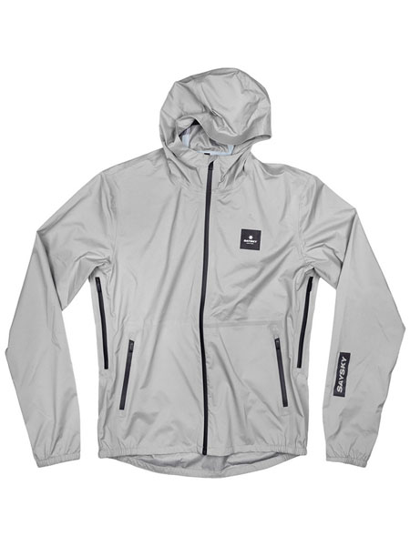 SAYSKY セイスカイ GMRJA05 Elemental 3L Waterproof Jacket ランニングジャケット：Light Grey