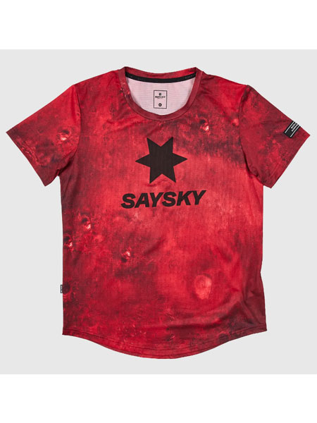 SAYSKY セイスカイ IMRSS05 ランニングTシャツ Mars Combat T-Shirt：MARS RED【クリックポスト対応】