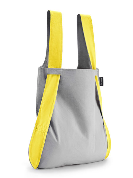 Notabag / BAG & BACKPACK：Gray/Yellow NTB002GR-Y【クリックポスト対応】