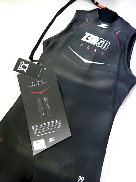 Z3R0D Wetsuits FLEX SLEEVELESS MAN：BLACK/RED